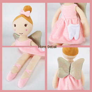 Muñeca <span class=keywords><strong>de</strong></span> Peluche Suave <span class=keywords><strong>de</strong></span> Hada <span class=keywords><strong>de</strong></span> los Dientes Personalizada <span class=keywords><strong>de</strong></span> Alta Calidad con Bolsita para Dientes, Regalo para Niños en Navidad, Cumpleaños y Festividades - Product Image 3