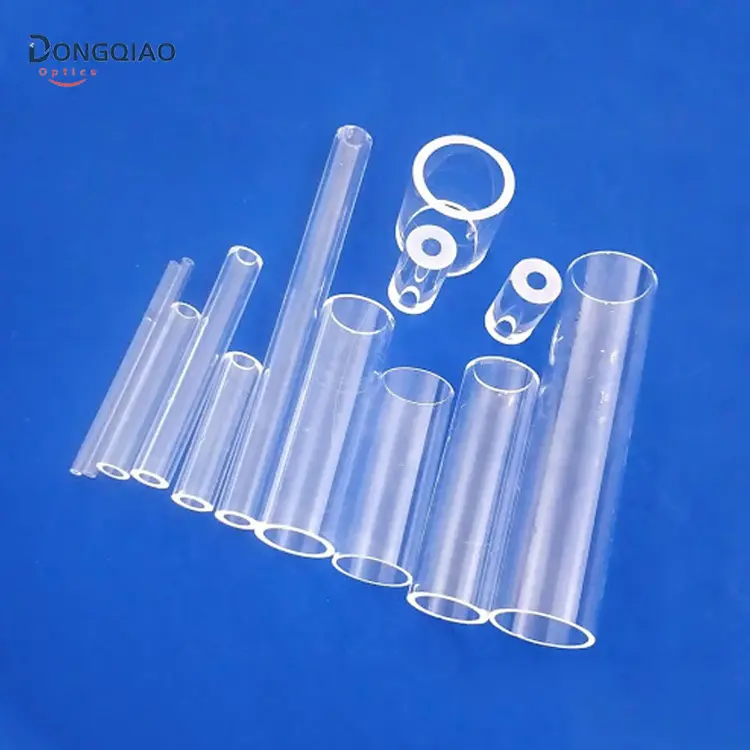Sapphire crystal optical glass cylinder lens Tube & rod glass lenses