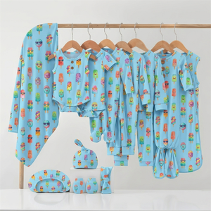 Pyjama bébé personnalisé en coton bambou avec fermeture éclair bidirectionnelle, faible MOQ, manchettes convertibles, barboteuse à pieds pour nouveau-né, adapté aux peaux sujettes à l'eczéma, pyjama pour tout-petit - Product Image 2