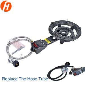 Nuovo Design per Esterni: Bruciatore in Ghisa da 38.000 BTU con Regolatore 1PSI, Tubo da 4 Piedi e Accensione Elettronica - Product Image 3