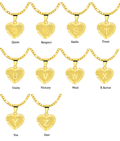 18 k PVD Gold Plated Chain Necklaces for Men and Women