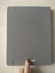 Logotipo personalizado A5 impreso página interior de tela de lino paño cubierto revistas - Product Image 5