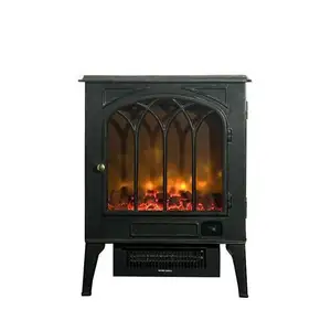 Chimenea eléctrica Puerta de alta calidad Nueva moda Mini Top venta Inserto al aire libre 3 lados Oem/Odm Estufa Chimenea de granito Mantel