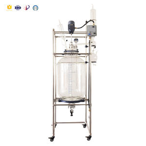 Hot-Selling 200L chimique chemisé verre réacteur automatique 220V laboratoire réaction bouilloire pression navire moteur moteur nouveau - Product Image 5