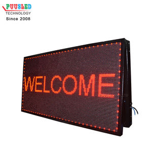 户外广告发光二极管移动信息标志发光二极管滚动显示器P10大厅发光二极管编程显示器 - Product Image 3