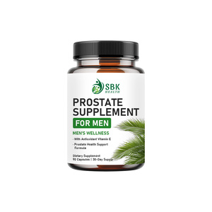 Capsules de soutien de la prostate à succès avec vitamine E antioxydante : réduisent les réveils nocturnes pour uriner, améliorent l'efficacité de vidage de la vessie - Product Image 1