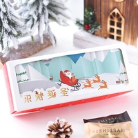 Boîtes personnalisées pour desserts, chocolats, biscuits, bonbons, emballages en papier avec inserts