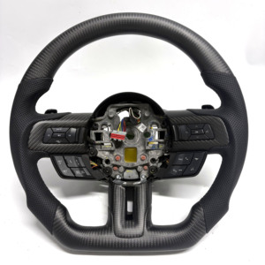 Volante Modificado para Ford <span class=keywords><strong>Mustang</strong></span> S197, Compatible con <span class=keywords><strong>Mustang</strong></span> <span class=keywords><strong>Boss</strong></span> <span class=keywords><strong>302</strong></span> GT Shelby GT500 V6, Instalación Plug and Play - Product Image 1