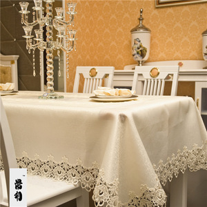 Nappe ronde en tissu de style européen, nappe rectangulaire pour <span class=keywords><strong>table</strong></span> à thé, nappe pour coiffeuse, couverture pour four à micro-ondes, serviette en gros - Product Image 5