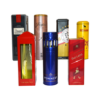 NICE-CAN Usine Fournisseur Grande Boîte Rectangle en Métal pour Vin Emballage Recyclable en Étain Cadeau Boîtes de Luxe avec Serrure