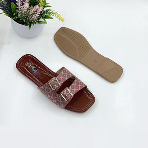 Los zapatos formales para damas más vendidos, zapatos de mujer baratos de PVC para África, zapatillas deslizantes impresas de diseñador personalizado - Product Image 4