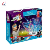 Espace 3d magique led écran intelligent planche à dessin vr éducatif enfants magique 3d led planche à dessin pour enfants