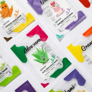 Mascarillas Faciales Coreanas de Hoja al Por Mayor para el Cuidado de la Piel con Extractos Naturales de Plantas y Frutas - Product Image 5