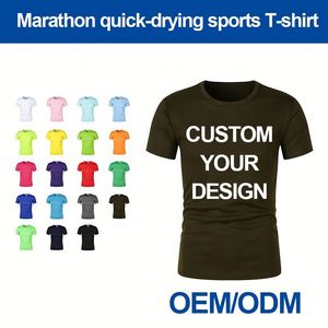 เสื้อยืดคอกลมสำหรับผู้ชายผ้าคอตตอน100% พิมพ์ลายนูน3D โลโก้ตามสั่ง - Product Image 3