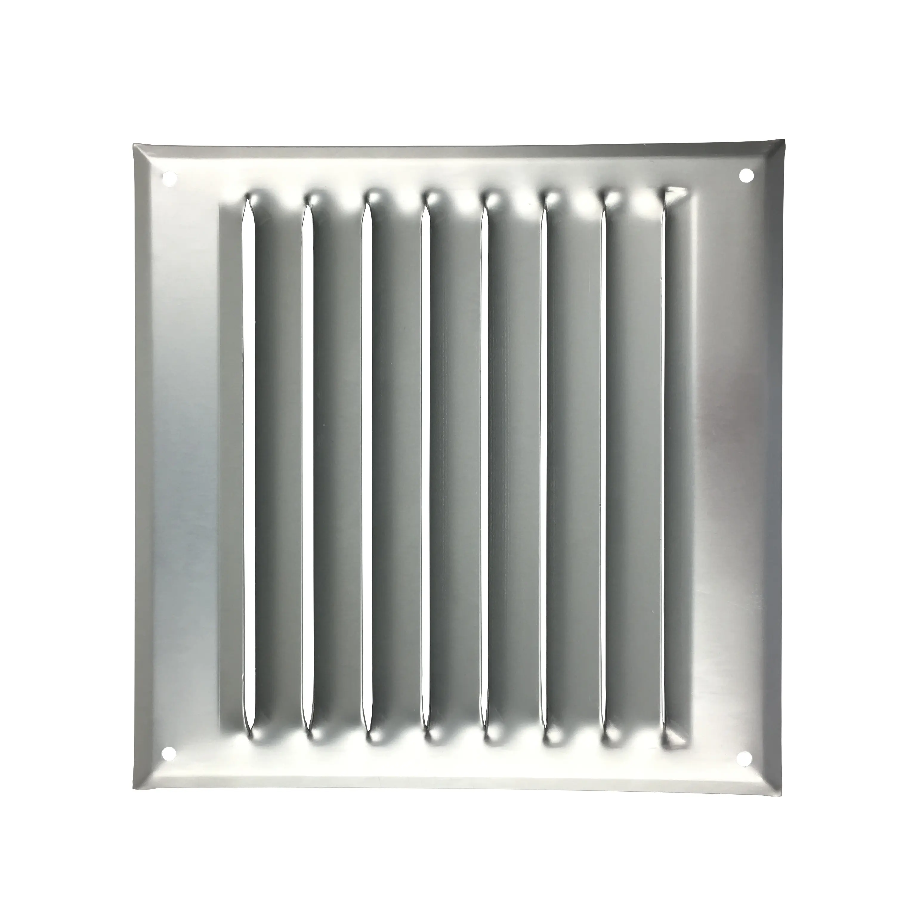 Алюминиевые жалюзи вентиляционный серебро Louvered Стены Двери вентилятора гриля