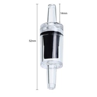 Diffuseur de CO2 en verre pour aquarium avec clapet anti-retour, compteur de bulles, tube en U, ensemble de quatre pièces, fabriqué en Chine