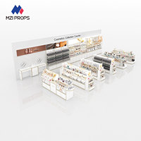 Conception de magasin de détail sur mesure, vente directe d'usine, aménagement de magasin pour la présentation de produits K-Beauty, design d'intérieur de magasin.