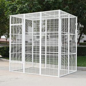 China Manufacturer Wholesale High Quality Big Bird Cage Heavy Duty Metal Iron Multilayer Movable  Large Bird Cage for Sale - Product Image 3