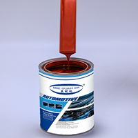 Peinture liquide acrylique 1K haute brillance résistante aux intempéries pour l'exportation, système de mélange de couleurs en aérosol, apprêt automobile