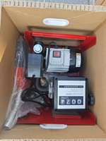 Pompa Pengukur Oli Hidrolik Tekanan Rendah Motor DC Dispenser Bahan Bakar Diesel Elektrik Otomatis 12V/24V/220V Jiasheng OEM
