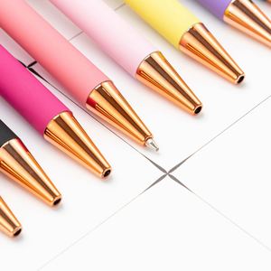 Promotional Rose <b>Gold</b> Ballpen Luxury Advertise Ballpoint <b>Pen</b> Custom Rose <b>Gold</b> <b>Pen</b> With Logo Printed Laser Screen Print Branded - Product Image 3