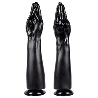 Gode sexy en Silicone noir Super Long avec bras énorme pour homme, jouet sexuel qui se déplace de haut en bas