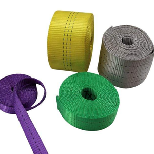 Sangles <span class=keywords><strong>de</strong></span> fixation <span class=keywords><strong>de</strong></span> cargaison <span class=keywords><strong>orange</strong></span> en polypropylène et polyester à haute ténacité, matériau <span class=keywords><strong>de</strong></span> ceinture en sangle doublée en rouleau - Product Image 5