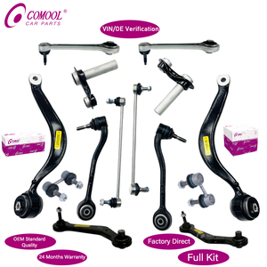 COMOOL <span class=keywords><strong>Kit</strong></span> <span class=keywords><strong>de</strong></span> <span class=keywords><strong>bras</strong></span> <span class=keywords><strong>de</strong></span> <span class=keywords><strong>suspension</strong></span> avant <span class=keywords><strong>de</strong></span> haute qualité 14 pièces pour système <span class=keywords><strong>de</strong></span> <span class=keywords><strong>suspension</strong></span> automobile 31126769717 pour <span class=keywords><strong>BMW</strong></span> <span class=keywords><strong>X5</strong></span> <span class=keywords><strong>E53</strong></span> - Product Image 1