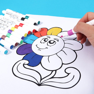 Ensemble de marqueurs acryliques FOSKA à pointe fine et lisse, plusieurs couleurs, séchage rapide, non toxiques, <span class=keywords><strong>pour</strong></span> scrapbooking, <span class=keywords><strong>pour</strong></span> enfants et adultes - Product Image 2