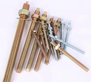 Ancre chimique en acier au carbone zingué M8-M24 avec capsule chimique pour fixation murale en béton - Product Image 2