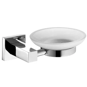 Vendita calda all'ingrosso Design moderno accessori per il bagno in zinco portasapone