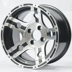 HOUCHENG ATV/UTV/ Golf arabası 10 inç 12 inç 14 inç Wheel4x101.6 alüminyum alaşım jant jant 14 inç golf arabası araba tekerleği ve lastikler