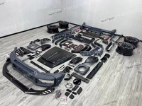 Kit carrosserie haute performance en fibre de carbone style fusée pour mise à niveau W464 Classe G B-Ra Bus B 900 AMG G63 Pare-chocs Grille Échappement