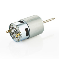 Motor DC RS755 24V 500W Bersertifikasi ROHS Magnet Permanen Rangka 42mm untuk Peralatan Rumah Tangga Motor Roda Listrik