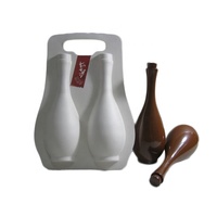 Bouteille en verre bouteille en papier bagasse emballage en pâte moulée boîte d'emballage en pâte écologique insert