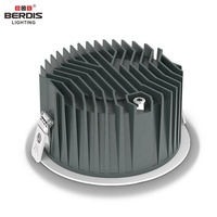 Éclairage commercial encastré pour intérieur, downlight 50W, projecteur LED anti-éblouissement