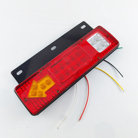 24V 12V 131 kamyon römork LED Stop arka ters dönüş lambası park lambaları demir taban ile ok göstergesi