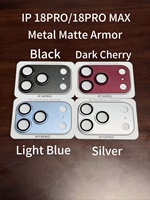 Protection d'écran en alliage d'aluminium AR + AF, protection d'objectif en verre trempé pour iPhone 18 Pro/18 Pro Max