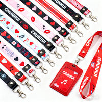Cordon en nylon écologique personnalisé avec crochet de sécurité, porte-clés en polyester teint, porte-carte, impression par sublimation, logo personnalisé