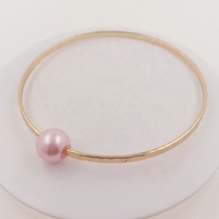 Bracelet jonc grande taille avec perle unique, bijoux hawaïens, vente en gros, bracelet de perles samoanes, bijoux polynésiens, prêt à expédier