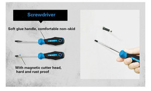 High Quality Hardware Tools Slotted <b>Screwdriver</b> With Magnetic Tip <b>Screwdriver</b> <b>Set</b> TC5001 Slotted <b>Screwdriver</b> - Product Image 6