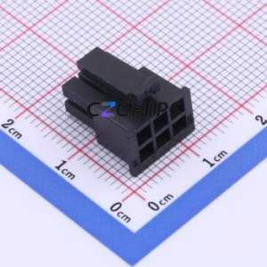 HC-MX3.0-2*3Y Housing (Wire-to-Board / Wire-to-Wire) P=3mm Connector 2x3P 3mm Micro-Fit (MX 3.0) 3mm - Product Image 1