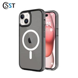 Effet tampon Original Luxury TPU <span class=keywords><strong>PC</strong></span> Magnetic Sports Design pour iPhone 15 Plus et 14 Plus Safe Shockproof Case - Product Image 1