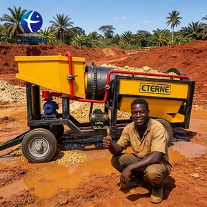 Máquina de cribado de oro tipo trommel personalizable de 30-500T/H para prospección - Product Image 1