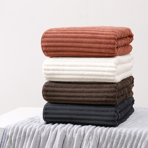 Coral Fleece <b>Bath</b> <b>Towel</b> 90x170cm Thickened Quick Dry Solid Color Home Use - Product Image 2