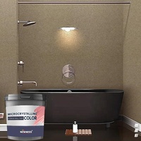 Peinture émulsion de revêtement acrylique de mur intérieur à base d'eau pour la décoration de bâtiment