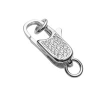 En gros Fermoirs à ressort en argent sterling 925, fermoirs magnétiques pour bijoux, fermoirs pour sacs à main, fermoirs pour colliers de perles, fermoirs pour bracelets, fermoirs mousquetons plaqués or