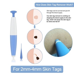 Thẻ Da Giết Nốt Ruồi Mụn Cơm Remover Micro Skin Auto Tag Removal Kit Với Làm Sạch Gạc Người Lớn Mole Mụn Cơm Chăm Sóc Mặt - Product Image 3