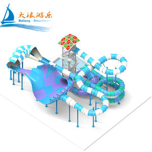 DALANG – toboggans aquatiques en fibre de verre pour piscine, grande combinaison de toboggans pour hôtel de ville et parc aquatique à thème d'attraction - Product Image 6