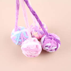 Mainan kunyah bel bawaan tali & benang hewan peliharaan untuk kucing/anjing gigi Kesehatan & kebosanan - Product Image 3